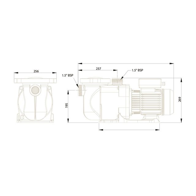 Superflo VS II variable speed 1.1kw