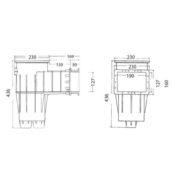 skimmer 3111 concrete colored