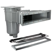 High water line skimmer liner light grey