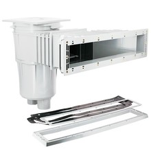 High water line skimmer wide liner white