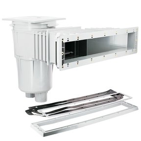 High water line skimmer wide liner white