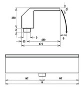 Watergordijn Maui 1000mm