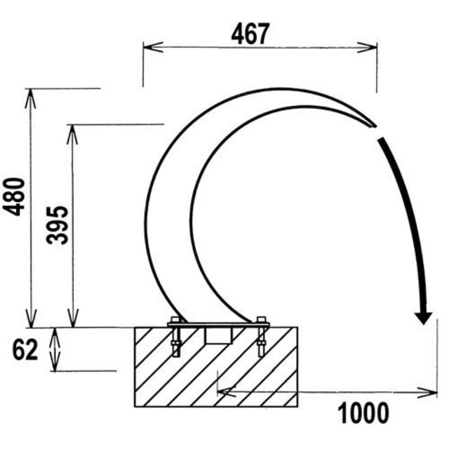 Water curtain Mini Bali AISI 316