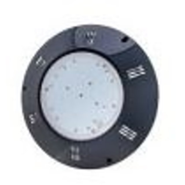 sierflens voor platte schijnwerper anthraciet