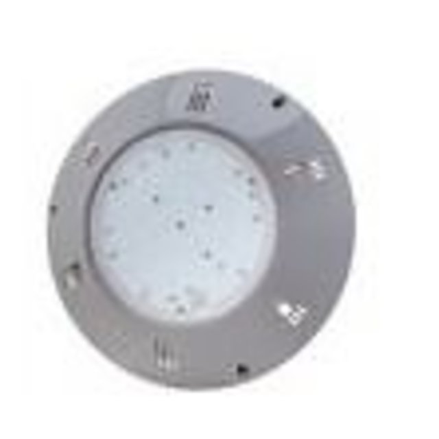 collerette décorative pour spot plat gris clair