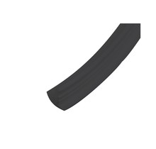 Finishing strip liner 30 meters anthracite 7mm