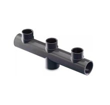 Distributor/collector 50mm tube 50mm x 50mm x 50mm