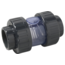 Non-return valve transparent spring-loaded to be glued 63mm