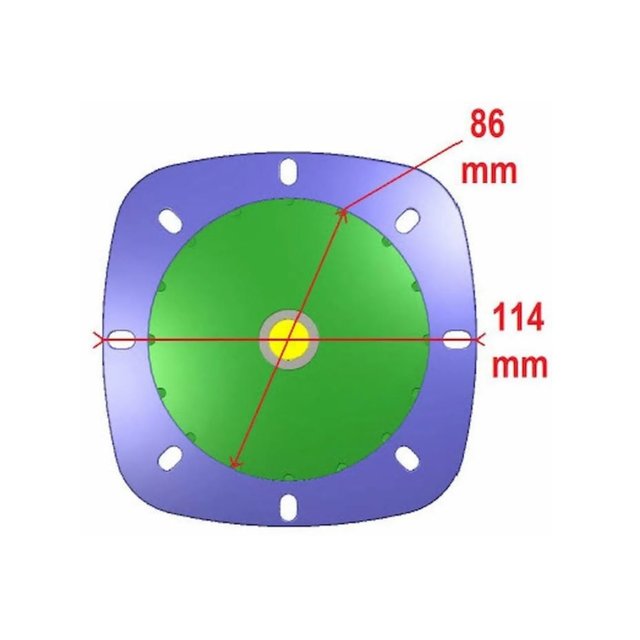 No(t)mad RGB 4W witte flens 400Lumen