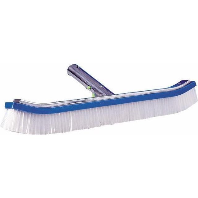 wall brush reinforced with aluminum back.