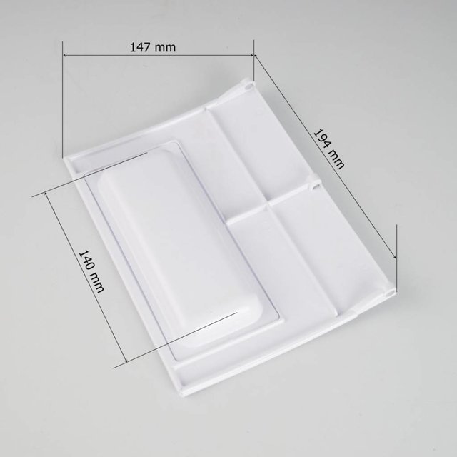 Volet d'écumoire L 194 mm l 147 mm