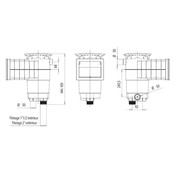 A200 skimmer beton & Liner, paneel liner