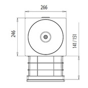 A200 skimmer concrete & Liner, panel liner