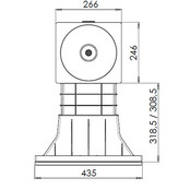 A400 Skimmer for concrete & liner pools