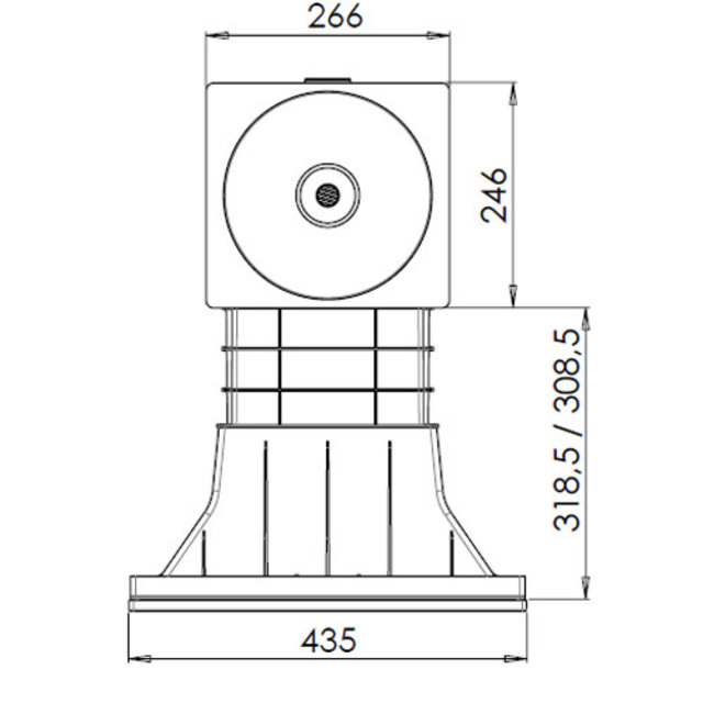 A400 Skimmer for concrete & liner pools