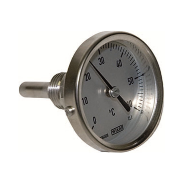 Thermometer huls in  RVS