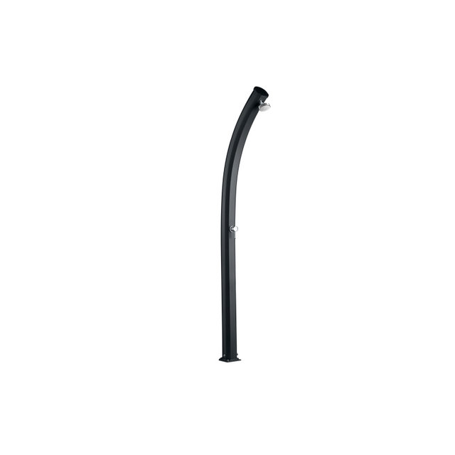 Douche solaire en aluminium anthracite 25L