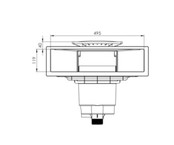 A500 skimmer beton & liner
