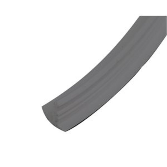 Afwerkingsstrip liner 30 meter grijs 7mm