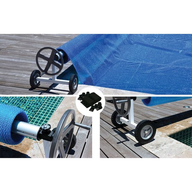 Kalu aluminium oprolinrichting  voor zwembad tot 10m x 5m