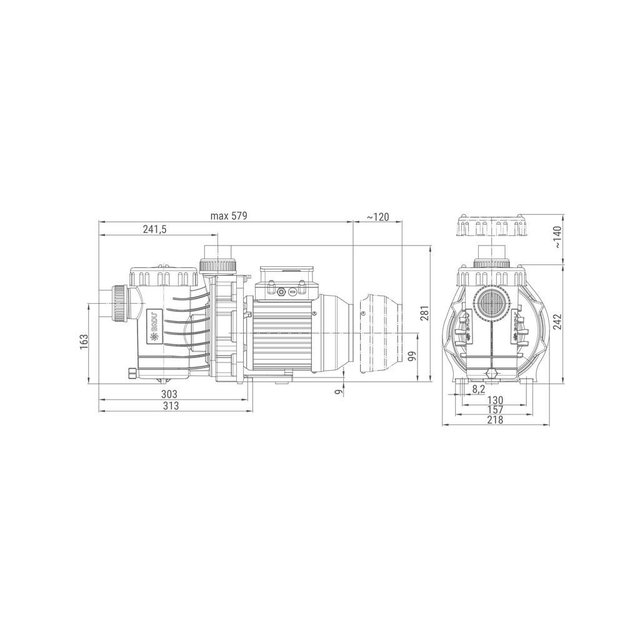 Compact Eco Soft 15 m³/h 0.75 hp
