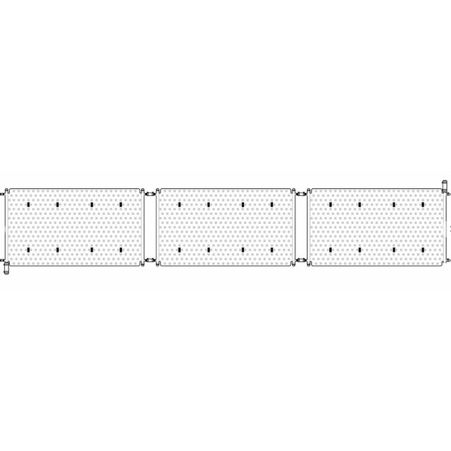 Capteur solaire Heliopool 2,22 m² (2 x 1,1 x 0,015 m)