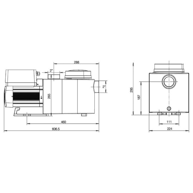 InverPro IP25 23,8 m³/h 1,05 kW