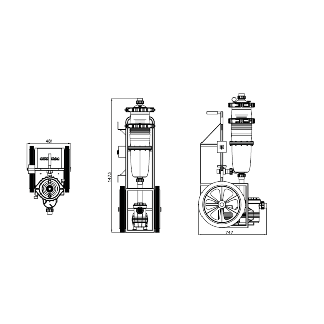 Système de filtration mobile Ultra Vac