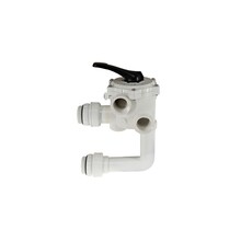 vanne latérale 2", complète avec raccords 2" M