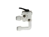 Vanne latérale 3", complète avec matériel de raccordement 3" et 90 mm