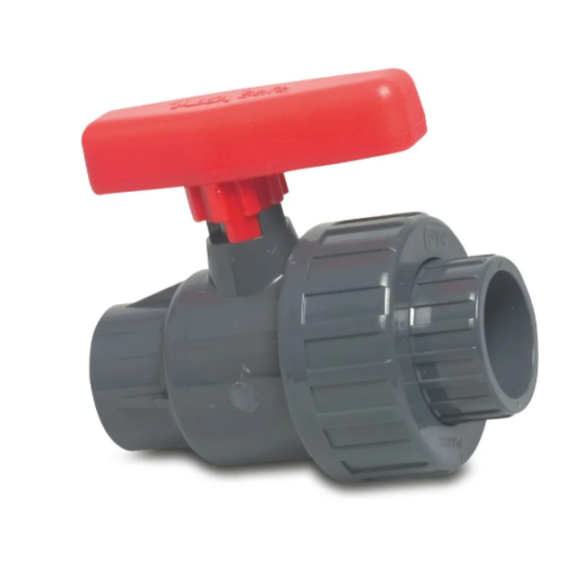 Ball valve adhesive sleeve 50mm internal thread 1 1/2"