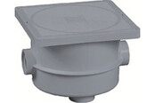 boîte de jonction avec couvercle gris clair
