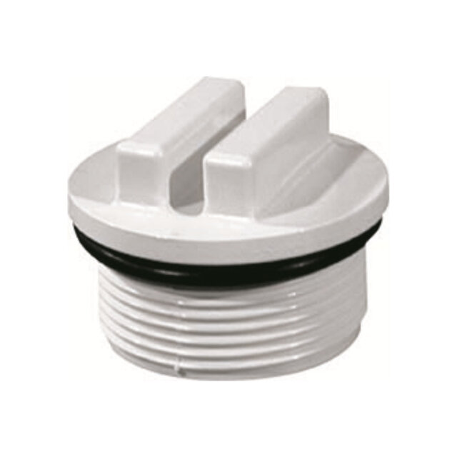 Afsluitstop met o ring / draad 33mm gekleurd