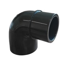 Knee 90º tapered 50 mm & 63 mm