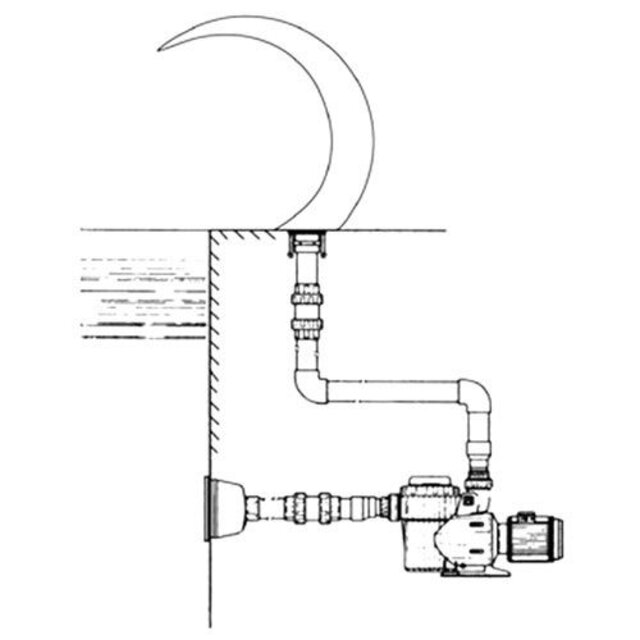 Watergordijn Bali matte afwerking RVS 316