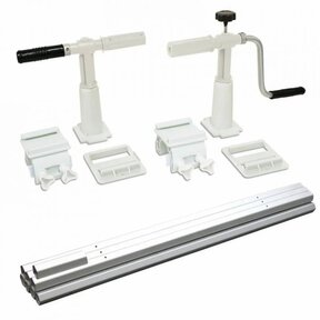 Roll-up device for above-ground pools
