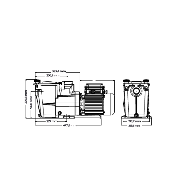 Super pompe pro 22 m³/h mono