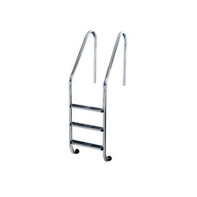 Échelle standard antidérapante en acier inoxydable AISI 304, 3 barreaux