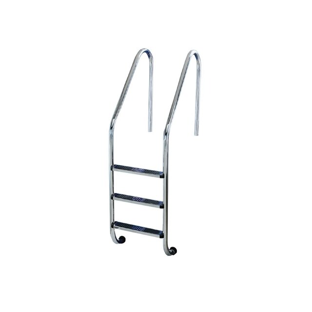 Standaard ladder AISI 304 antislip 3 treden