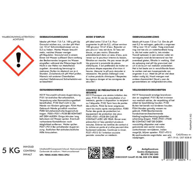 pH plus 5 kg granulaat