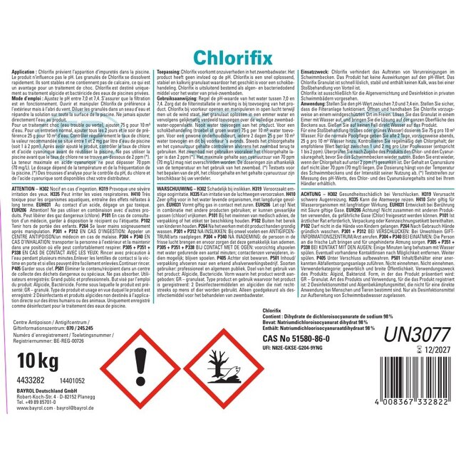 Chlorifix 60 - 10 kg Chlorifix 60 - 10 kg
