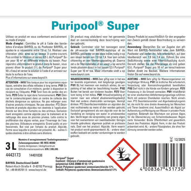 Puripool Super 3L Puripool Super 3L