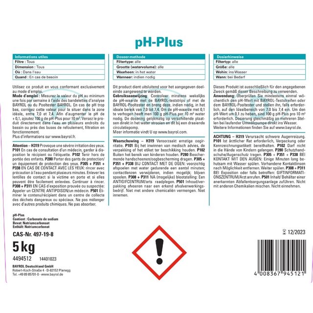 pH  plus granulaat 5kg