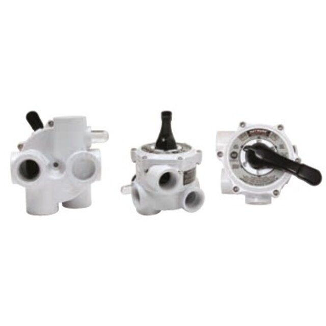6-weg klep sidemount 1/1/2" - 2" 6-weg klep sidemount 1/1/2" - 2"