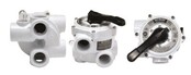 6-weg klep sidemount 1/1/2" - 2" 6-weg klep sidemount 1/1/2" - 2"