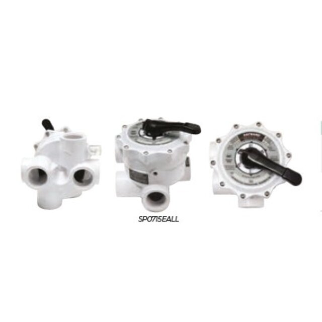 6-weg klep sidemount 1/1/2" - 2" 6-weg klep sidemount 1/1/2" - 2"