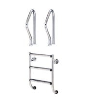 2-part ladder stainless steel 316 3 steps