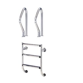 2-part ladder stainless steel 316 3 steps