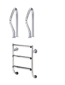 2-delige ladder RVS 316 4 treden