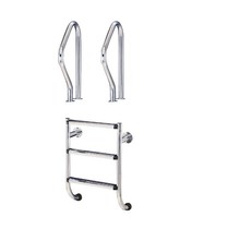 2-part ladder stainless steel 316 4 steps